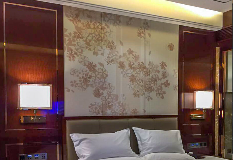 Foshan maßgefertigte moderne 5-Sterne-Hotel-Projektraum-Schlafzimmer-Suite mit festen Möbeln