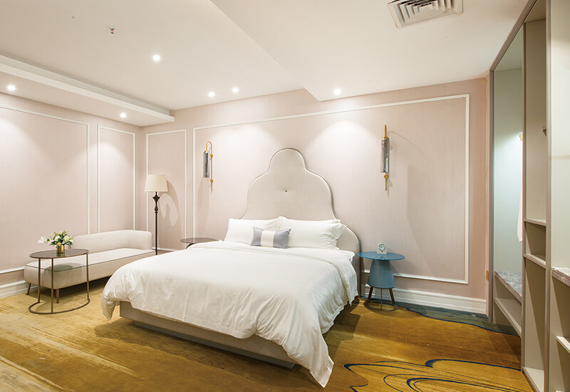Fabrikbenutzerdefinierte 4- bis 5-Sterne-Luxus-moderne Hotelbett-Möbel-Hotel-Schlafzimmer-Sets