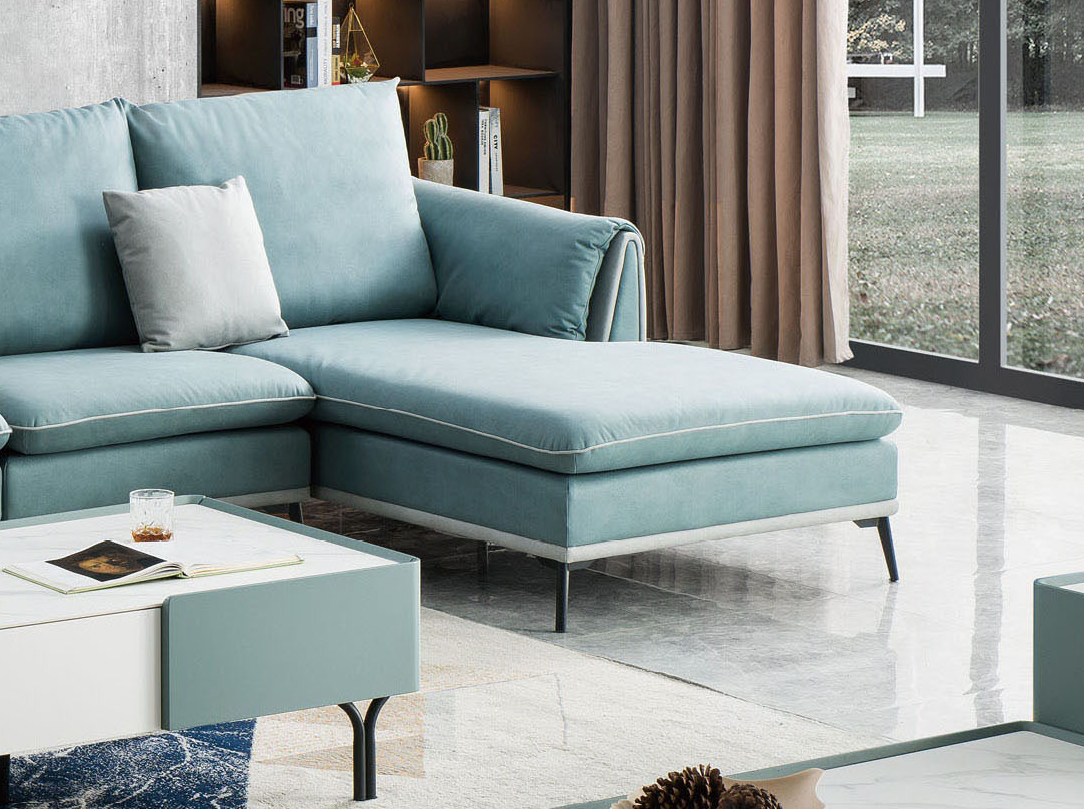 Postmodern light luxus europäische stil wohnzimmer sofa stretch schwamm stoff cingofa