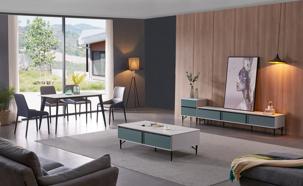 Luxus- und Heizverkauf MDF TV-Kabinett-Kombination Wohnzimmermöbeldesign und -anzeige