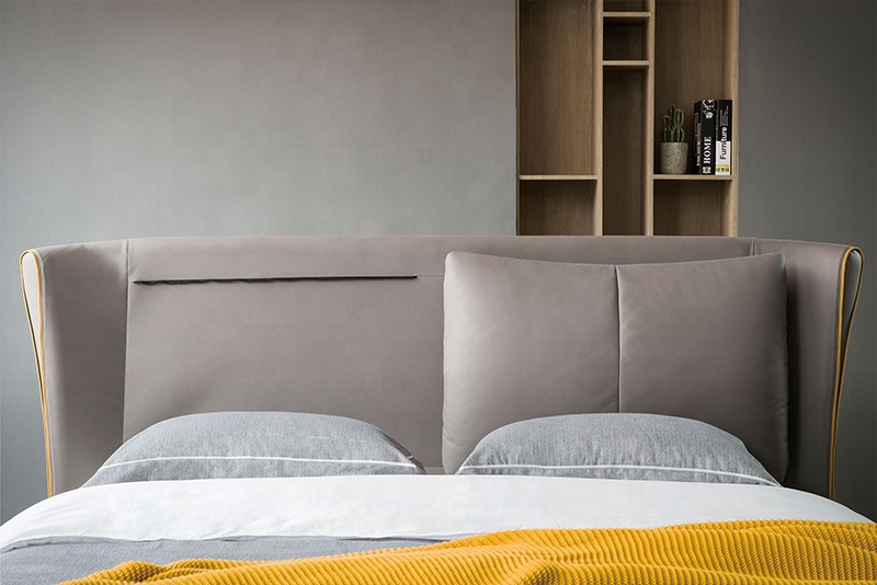 Homeyoung Möbel Neue Schlafzimmer Möbeldesign Luxus Holz Runde Camas Samt Storage King Size Bett