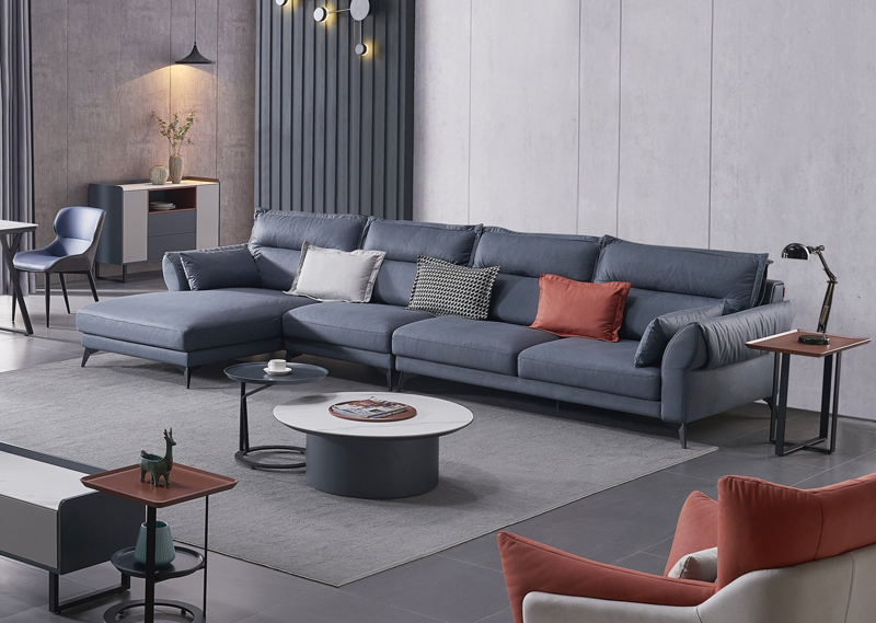 2021 Modern Italian Luxury Sofa Cover Wohnzimmer Möbel Stoff Sofa