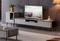 Leichte Luxusstil Hochwertige Designmöbel Hersteller Direkte TV-Kabinett-Tafel-Tischkombination